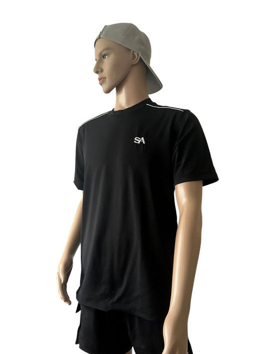 Black SA Flex Fit Tee